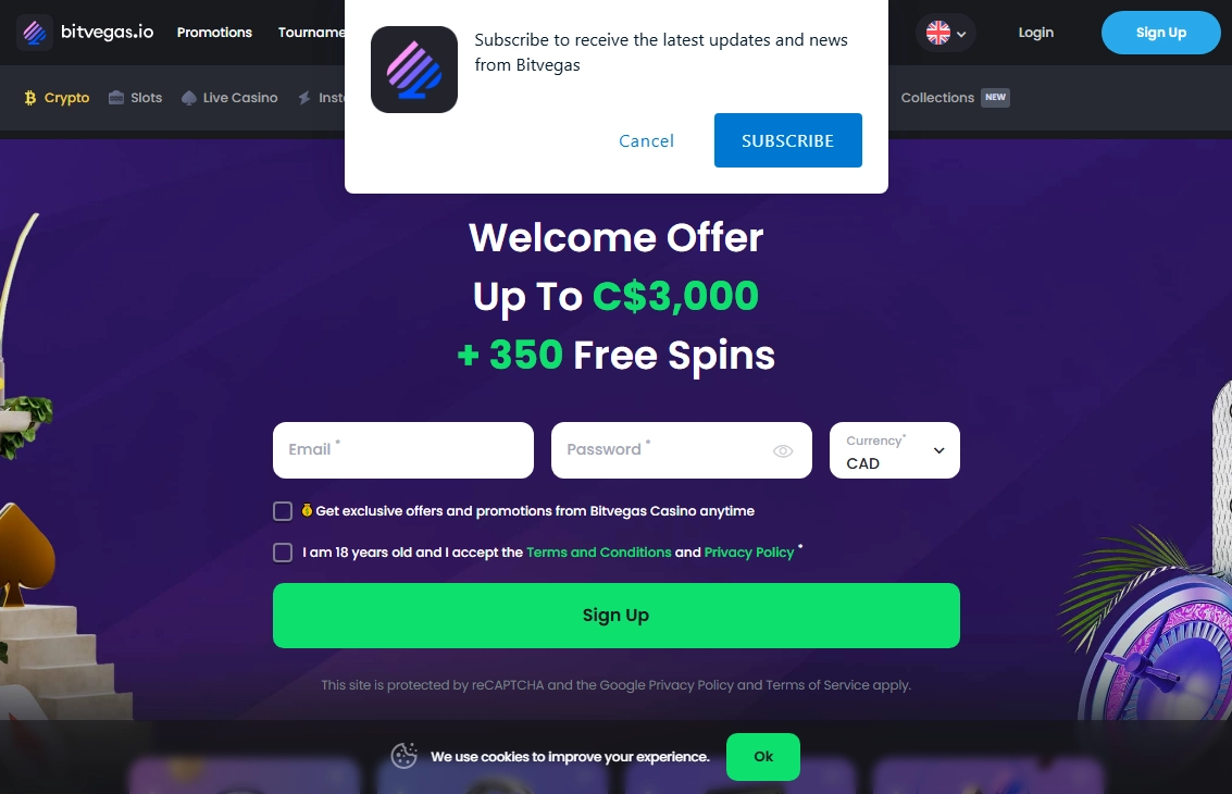 Bitvegas.io Casino
